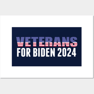 Veterans for Biden 2024 Posters and Art